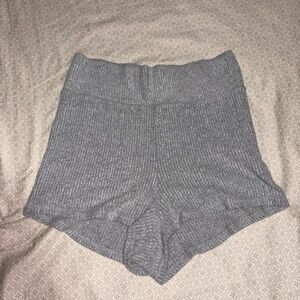 Abercrombie & Fitch Light Gray Knit Shorts